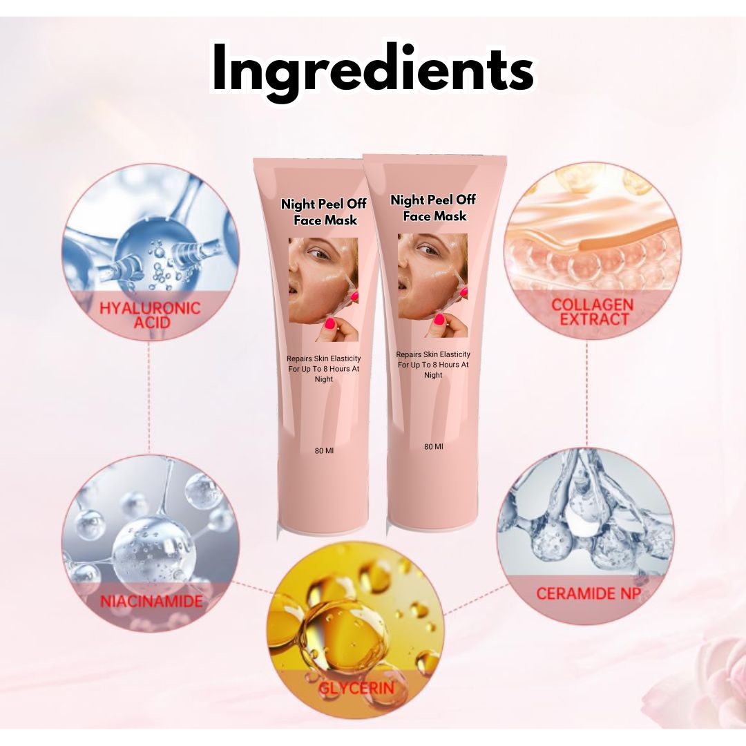 Collagen Night Peel-Off Face Mask (Buy 1 Get 1 Free)